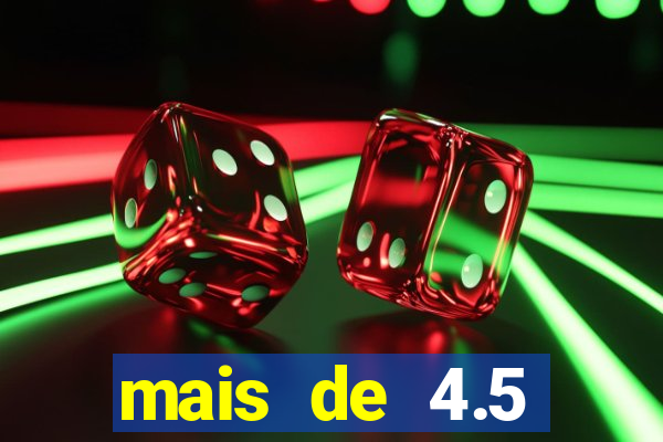 mais de 4.5 escanteios o que significa